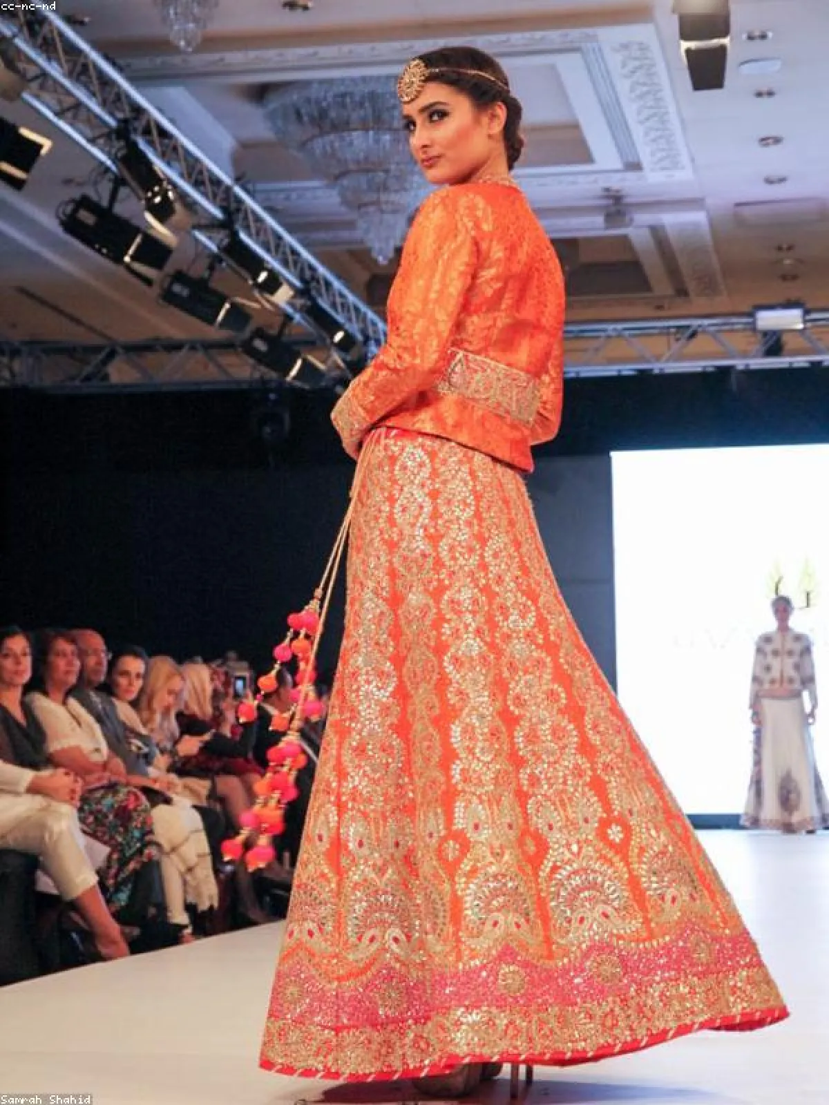 Art Silk Sherwani with Sequin — Full Drape