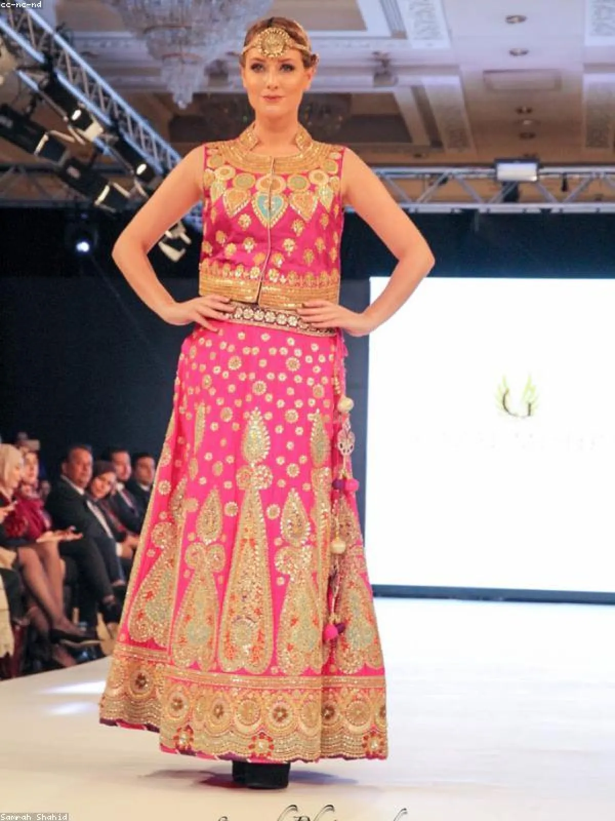 Sequin Linen Sherwani — Full Drape