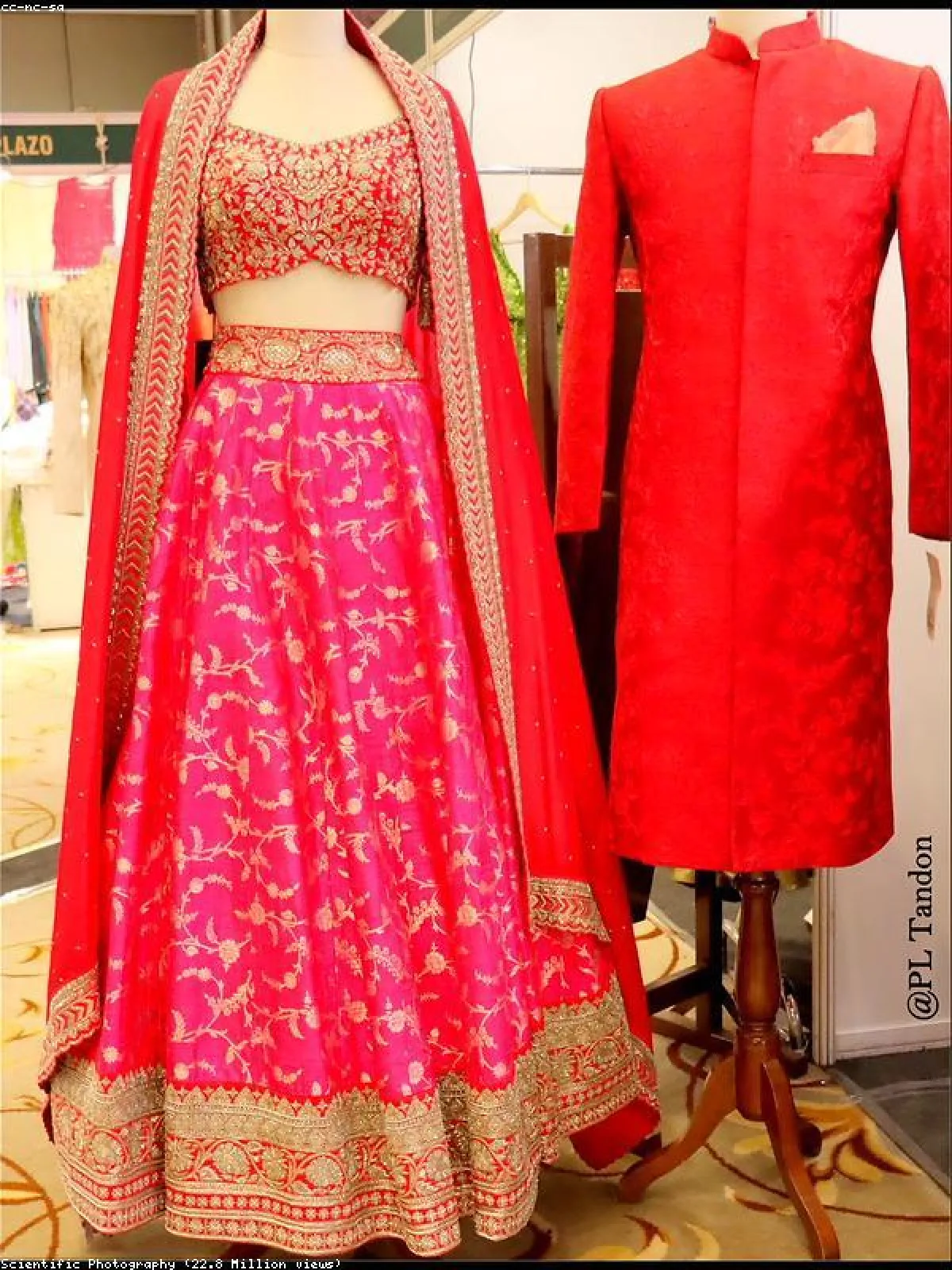 Handwoven Chiffon Lehenga Choli — Full Drape